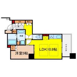 ブランズタワー大阪本町の物件間取画像